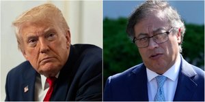 Ντόναλντ Τραμπ και Γκουστάβο Πέτρο 