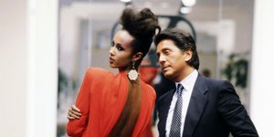 Valentino και Iman 