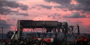 Το εργοστάσιο της Βιολάντα στα Τρίκαλα που καταστράφηκε