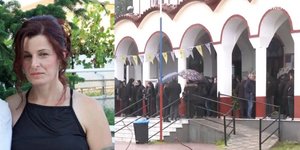Βουβός πόνος στην κηδεία της 47χρονης Βούλας Μπουκουβάλα που έχασε τη ζωή της στην έκρηξη του εργοστασίου Βιολάντα