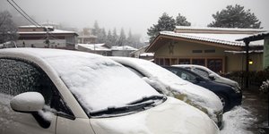 Χιονια στον Χορτιάτη