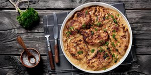 Λεμονάτο χοιρινό στο τηγάνι / Φωτογραφία: Shutterstock