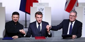 Ζελένσκι, Μακρόν και Στάρμερ