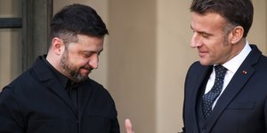 Βολοντίμιρ Ζελένσκι και Εμανουέλ Μακρόν