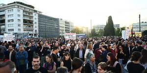 Συγκέντρωση στο Σύνταγμα για τα Τέμπη