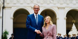 Μερτς-Μελόνι, ένα ζευγάρι που μοιάζει «αταίριαστο» εκ πρώτης όψεως / ΑΡ