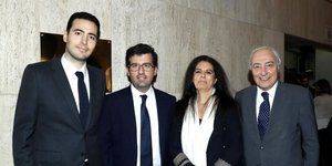 Jean-Victor Meyers, Nicolas Meyers, Francoise Bettencourt Meyers και ο Jean-Pierre Meyers το 2019 / Bertrand Rindoff Petroff/Getty Images for Foundation L’Oreal via BI