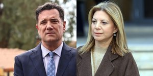 Ο Άδωνις Γεωργιάδης και η Μαρία Καρυστιανού