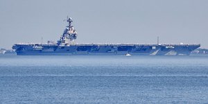 Το αεροπλανοφόρο USS Gerald R Ford των ΗΠΑ τον Ιούνιο του 2025