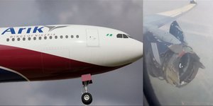 To αεροσκάφος έκανε αναγκαστική προσγείωση μετά την έκρηξη κινητήρα του 