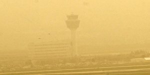 Αφρικανική σκόνη έχει καλύψει το αεροδρόμιο Ελ. Βενιζέλος στα Σπάτα