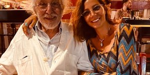 Ο Αλέξανδρος Λυκουρέζος με την κόρη του Μαρία Ελένη