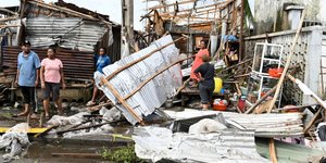 Εικόνα από τη Μαδαγασκάρη μετά τον κυκλώνα