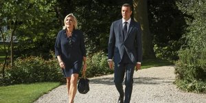 Το ηγετικό δίδυμο της γαλλικής ακροδεξιάς, Μαρίν Λεπέν και Ζορντάν Μπαρντελά 