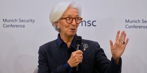 Η πρόεδρος της ΕΚΤ, Κριστίν Λαγκάρντ