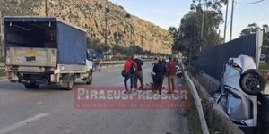 Από το τρομακτικό τροχαίο στο Σχιστό