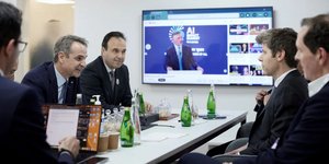  Prime Minister Kyriakos Mitsotakis and Dimitris Papastergiou