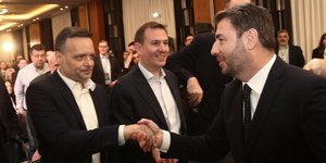 Χάρης Δύκας και Νίκος Ανδρουλάκης