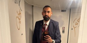 Η τελευταία φωτογραφία που έστειλε ο Σερκάν Σ. στη σύντροφό του με μήνυμα ότι ξεκινούσε τον έλεγχο εισιτηρίων 