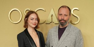 Έμμα Στόουν και Γιώργος Λάνθιμος στο γεύμα των υποψηφίων των Όσκαρ 