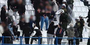 Τα επεισόδια κατά τη διάρκεια του Κηφισιά-ΟΦΗ