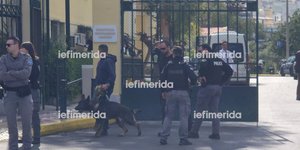 Τηλεφώνημα για βόμβα στην Ευελπίδων