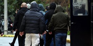 Από τη μεταγωγή των κατηγορουμένων στην Ευελπίδων