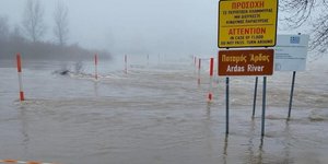 Αύξηση της στάθμης των υδάτων στον ποταμό Έβρο