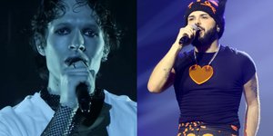 Ο Δανός τραγουδιστής (αριστερά) που απειλεί τον Ακύλα