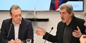 Σωκράτης Φάμελλος και Παύλος Πολάκης