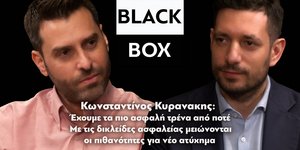 αναπληρωτής υπουργός Μεταφορών Κωνσταντίνος Κυρανάκης στο vidcast Βlack Βox με τον Θανάση Φουσκίδη 