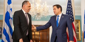 Γιώργος Γεραπετρίτης και Μάρκο Ρούμπιο