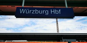 Ο σιδηροδρομικός σταθμός στο Βίρτμπουργκ της Γερμανίας 