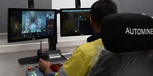 Τηλεχειρισμός φόρτωσης μεταλλεύματος από την επιφάνεια στο μεταλλείο Ολυμπιάδας