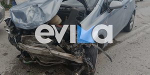 Σοβαρό τροχαίο στην Εύβοια με δύο τραυματίες