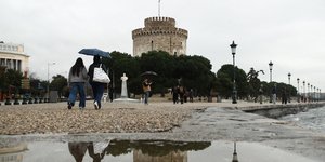 Βροχερός καιρός στη Θεσσαλονίκη