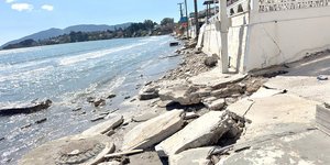 Η κακοκαιρία έπληξε την Ζάκυνθο 