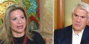 Η Μαρία Καρυστιανού στη συνέντευξη με τον Σπ. Χαριτάτο