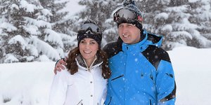 Κέιτ Μίντλετον και πρίγκιπας Γουίλιαμ στις Άλπεις το 2016