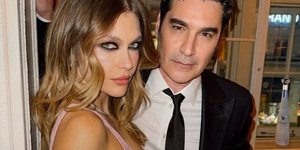 Κλέλια Ανδριολάτου και Χριστόφορος Παπακαλιάτης στο after party των BAFTA 