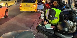 Μπλόκο τροχαίας 