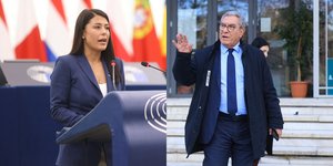 Αφροδίτη Λατινοπούλου και Βασίλης Καπερνάρος