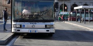 Στάση λεωφορείου στη Ρώμη