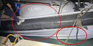 Το σκάφος του Λιμενικού που ενεπλάκη στο σοβαρό επεισόδιο