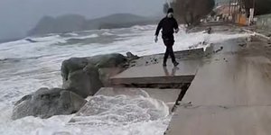 Υποχώρησε οδόστρωμα από την κακοκαιρία στην Λήμνο