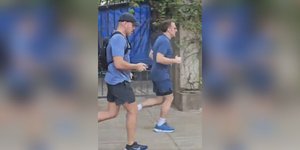 Mακρόν τζόγκινγκ Ινδία