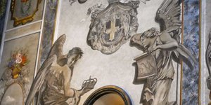 Η τοιχογραφία με τον άγγελο που μοιάζει με την Τζόρτζια Μελόνι 