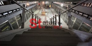 Εργασίες στο μετρό της Καλαμαριάς