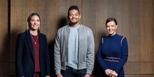 Ιωάννα Μίγγου, Chief Marketing & Corporate Communications Officer CrediaBank, Εμμανουήλ Καραλής, Ελένη Βρεττού, CEO CrediaBank