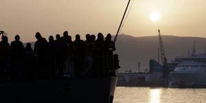 Μετανάστες στη Σικελία 